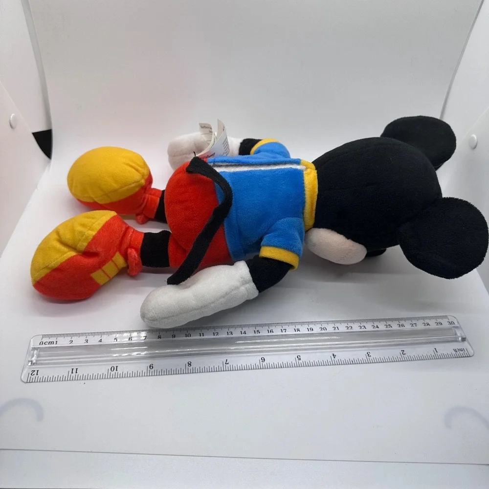 Disney Mickey‎ Mouse Plush Toy  Blue Shirt Stuffed Animal 13in